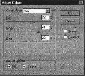   Adjust Colors ( )