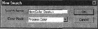 Диалоговое окно New Swatch (Новый образец)